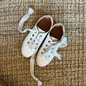 Sezane White Leather Sneakers